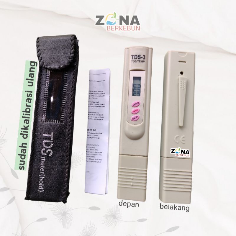 TDS METER ALAT UKUR AIR / HIDROPONIK / UJI PPM AIR