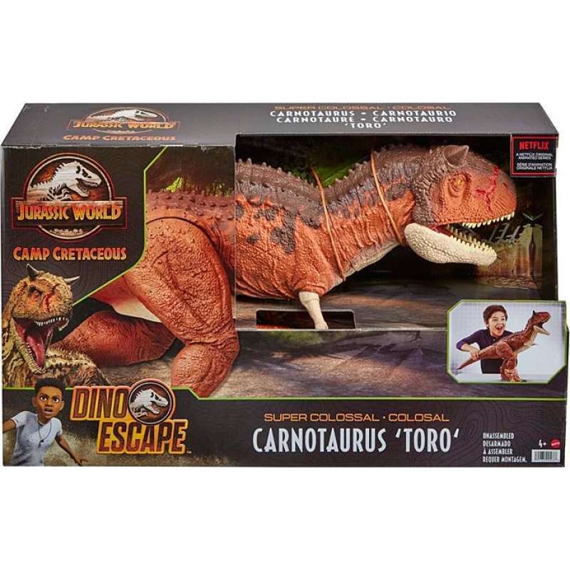 MATTEL Jurassic World Dino Escape Super Colossal Carnotaurus Toro