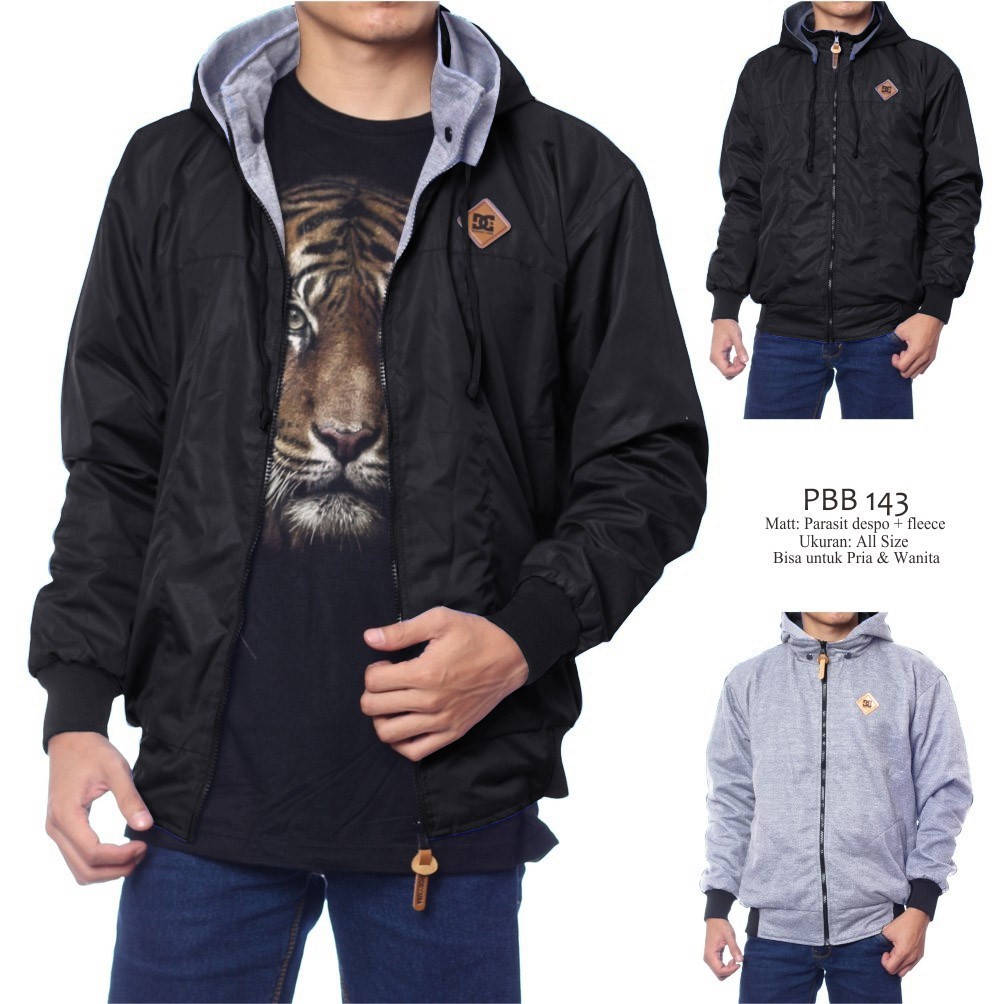 Jaket Bb Hitam Abu Dc