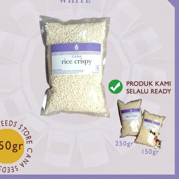 

Terlaris!! Rice Crispy White 250 gram Rice Puff Putih Beras Renyah Krispi Lonjong Sereal Rais Crispi
