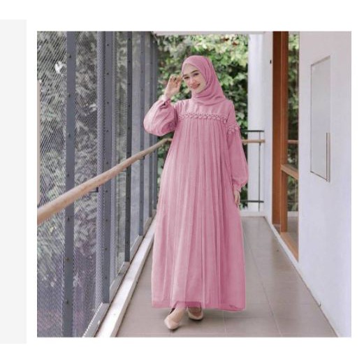 Baju Gamis Muslim Terbaru 2020 2021 Model Baju Pesta Wanita kekinian//