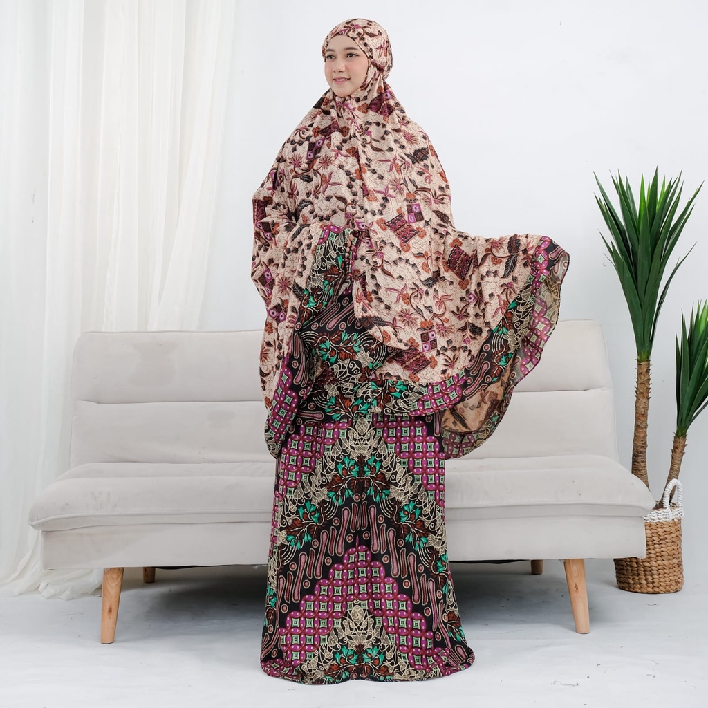 MUKENA BALI BATIK BAHAN RAYON TERBARU