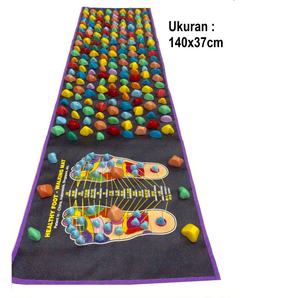 Healthy Foot Walking Mat Reflexology, matras alat terapi