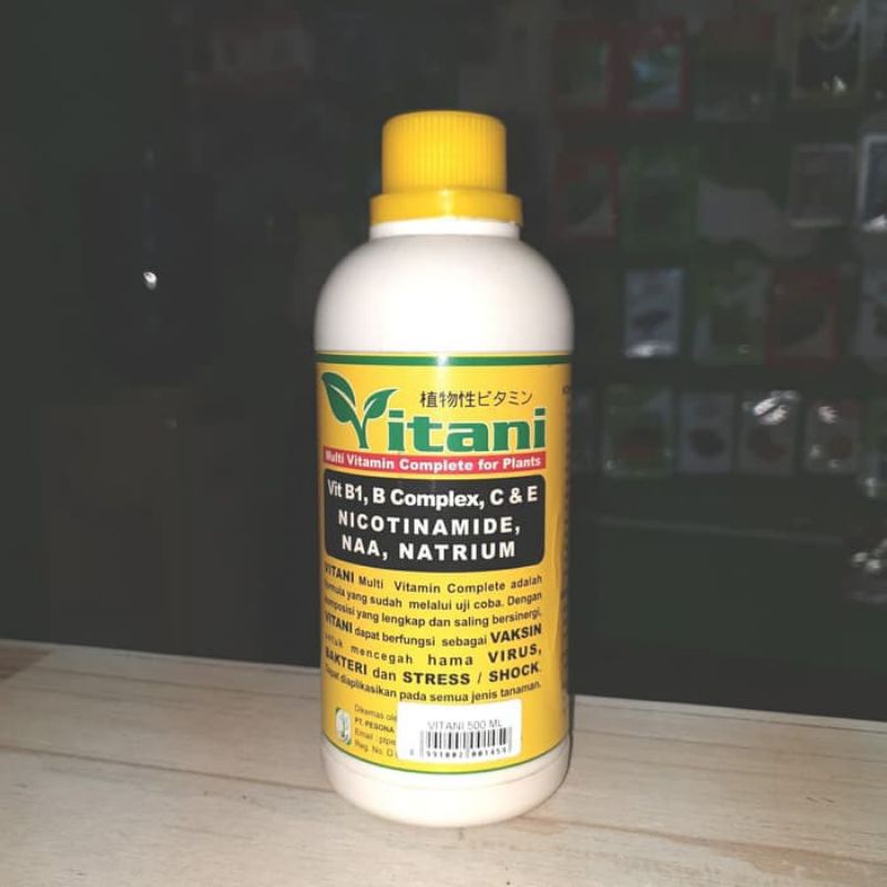Pupuk Vitani 500ML Multivitamin B1, B Complex dan E Untuk Tanaman