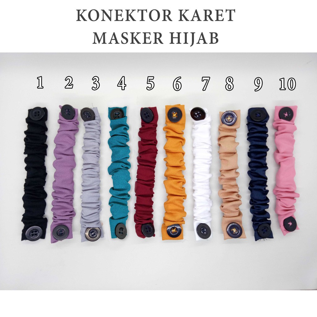 Konektor Masker Hijab Hadloop Vol. 3 / COD