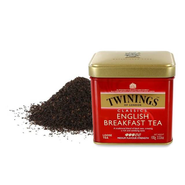 

Twinings English Breakfast tea - Teh Celup Twining Tin 100gr