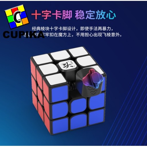 Rubik 3x3 DaYan GuHong V4M Magnetic Blackbase 3x3x3 V4 m Termurah