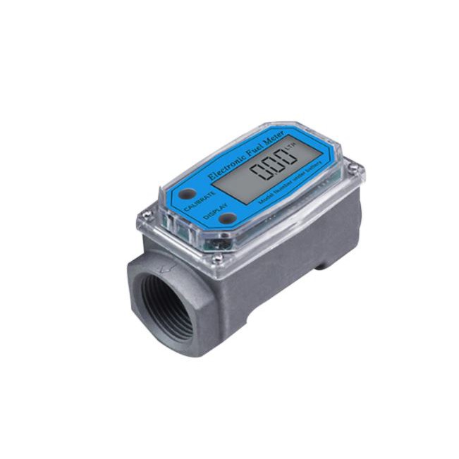 Digital LCD Display Electronic Fuel Flow Meter 1inch for Chemical