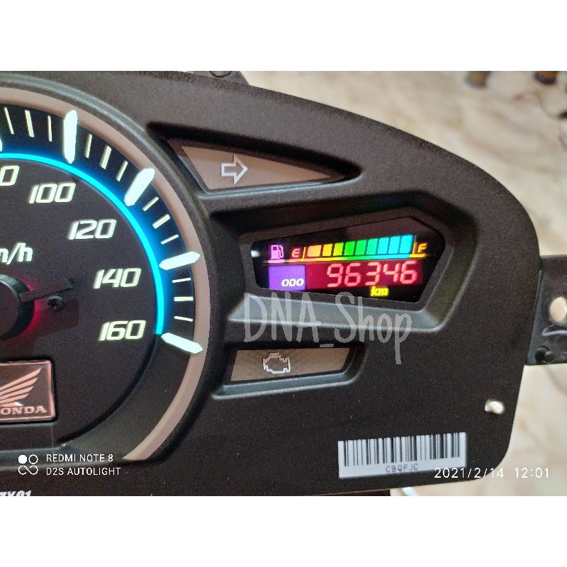 PAKET Stiker Lcd Speedometer HONDA PCX 150 OLD CBU
