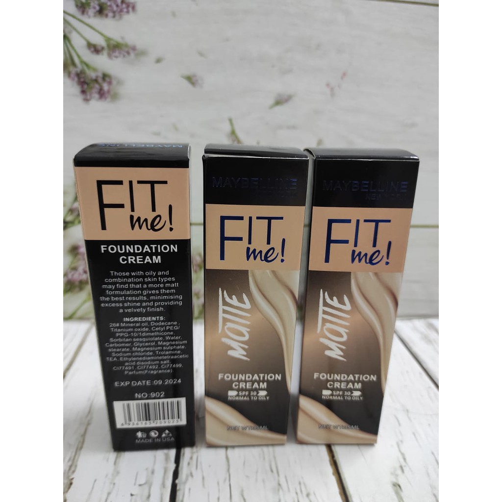 OBRAL SALE-FOUNDATION MAYBELLINE MATTE  FIT'me