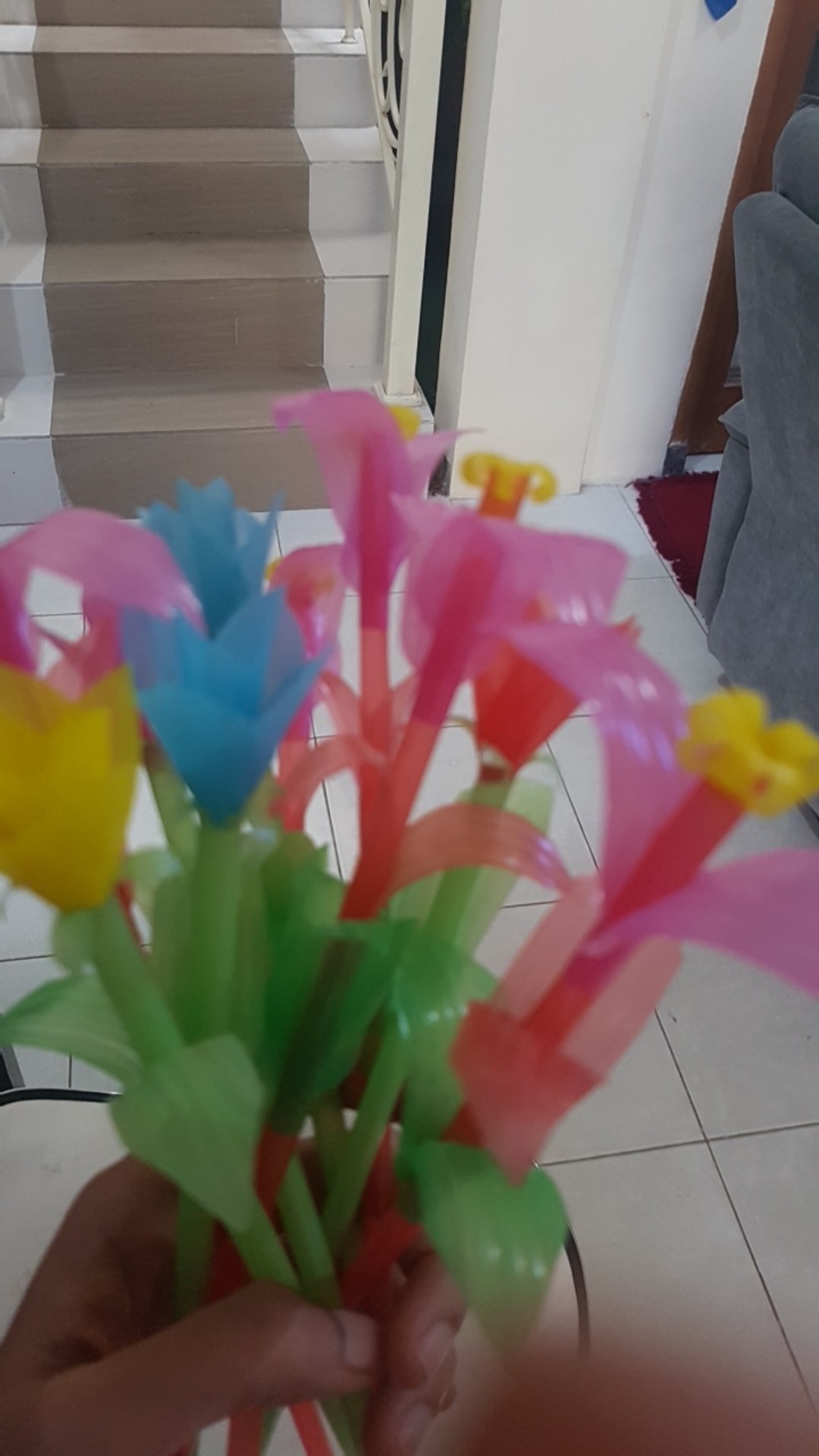 Bunga Sedotan - Bunga Dari Sedotan - Bunga Plastik - Kerajinan Tangan