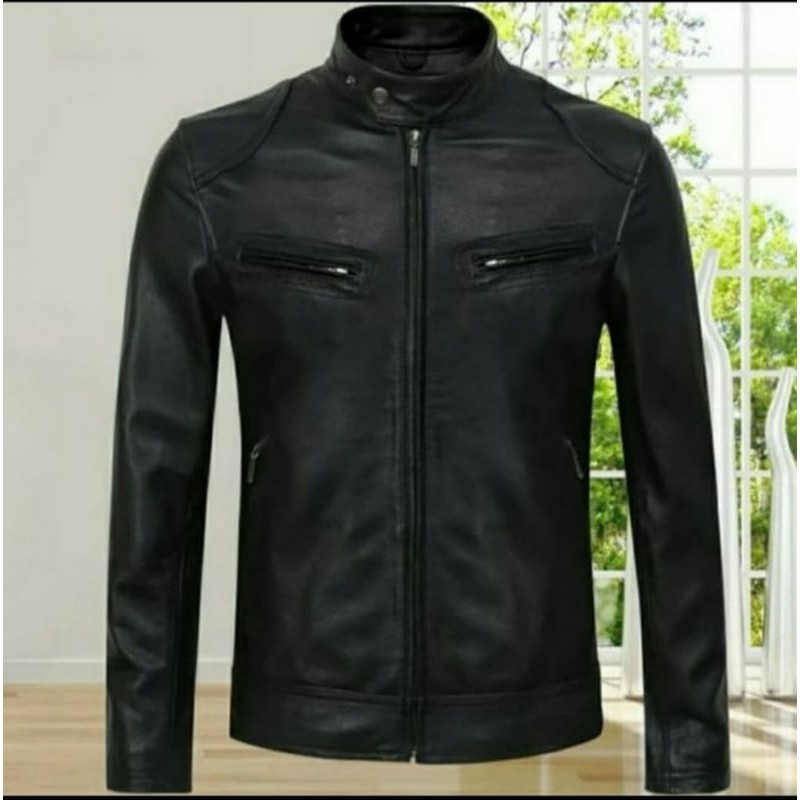 jaket kulit pria/jaket kulit asli/jaket kulit domba/jaket kulit racing