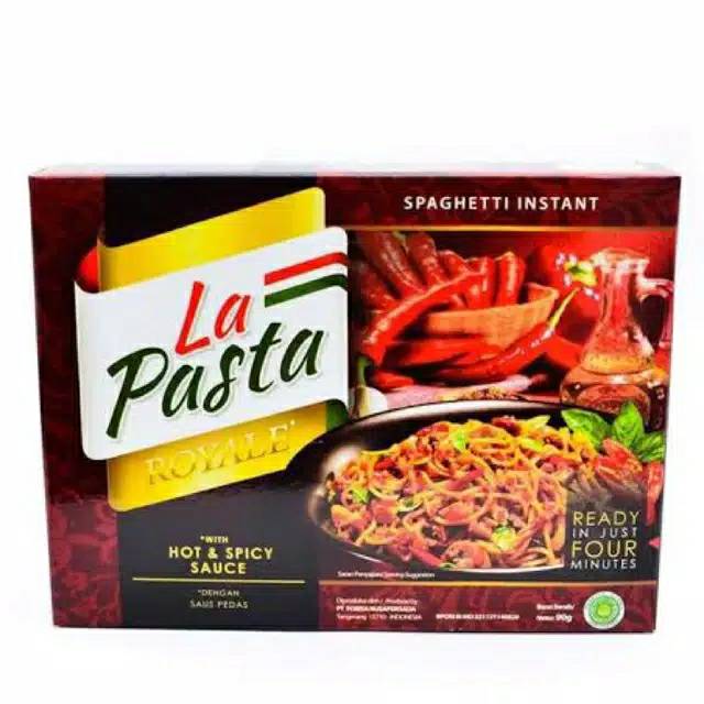 

La pasta royale hot spicy sause 90gr