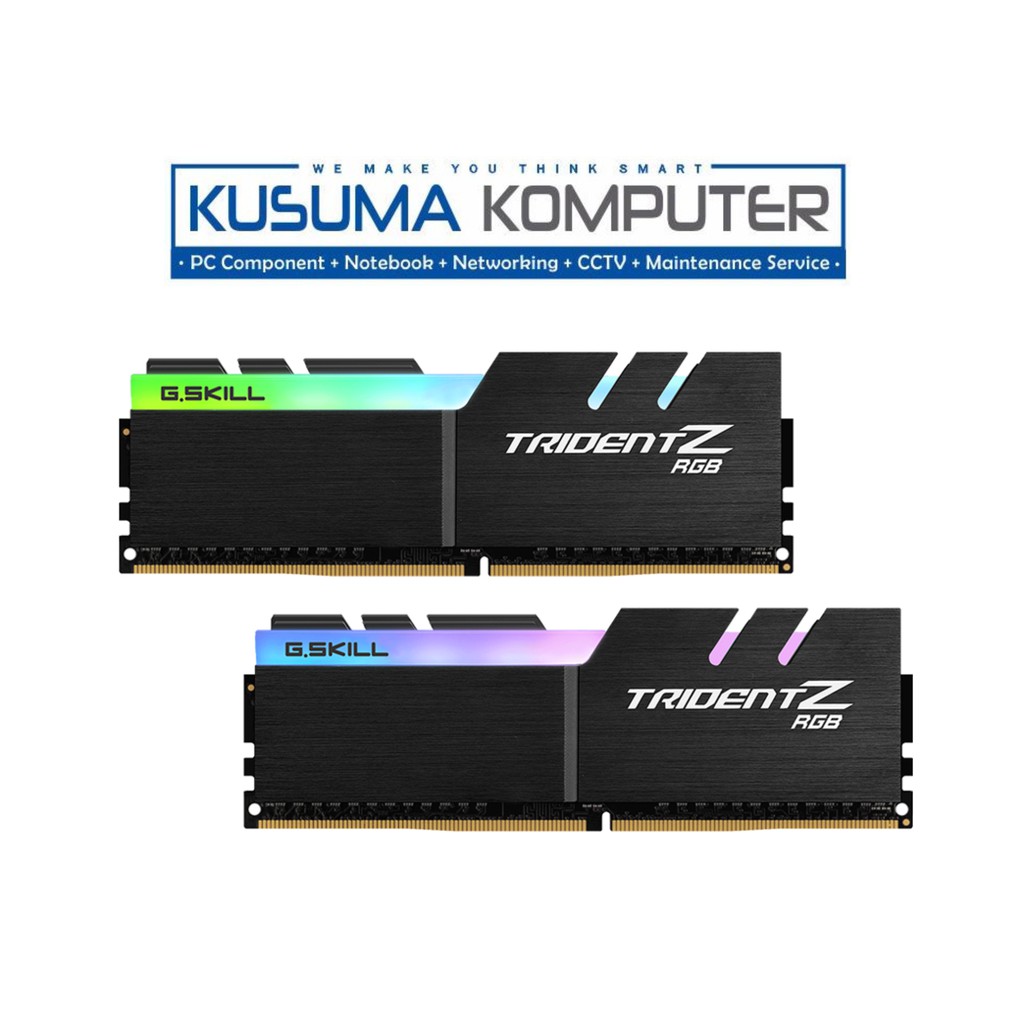 Gskill Trident Z RGB 32GB (2X8) DDR4 4000MHz Ram Mmemory F4-4000C17D-32GTZRB