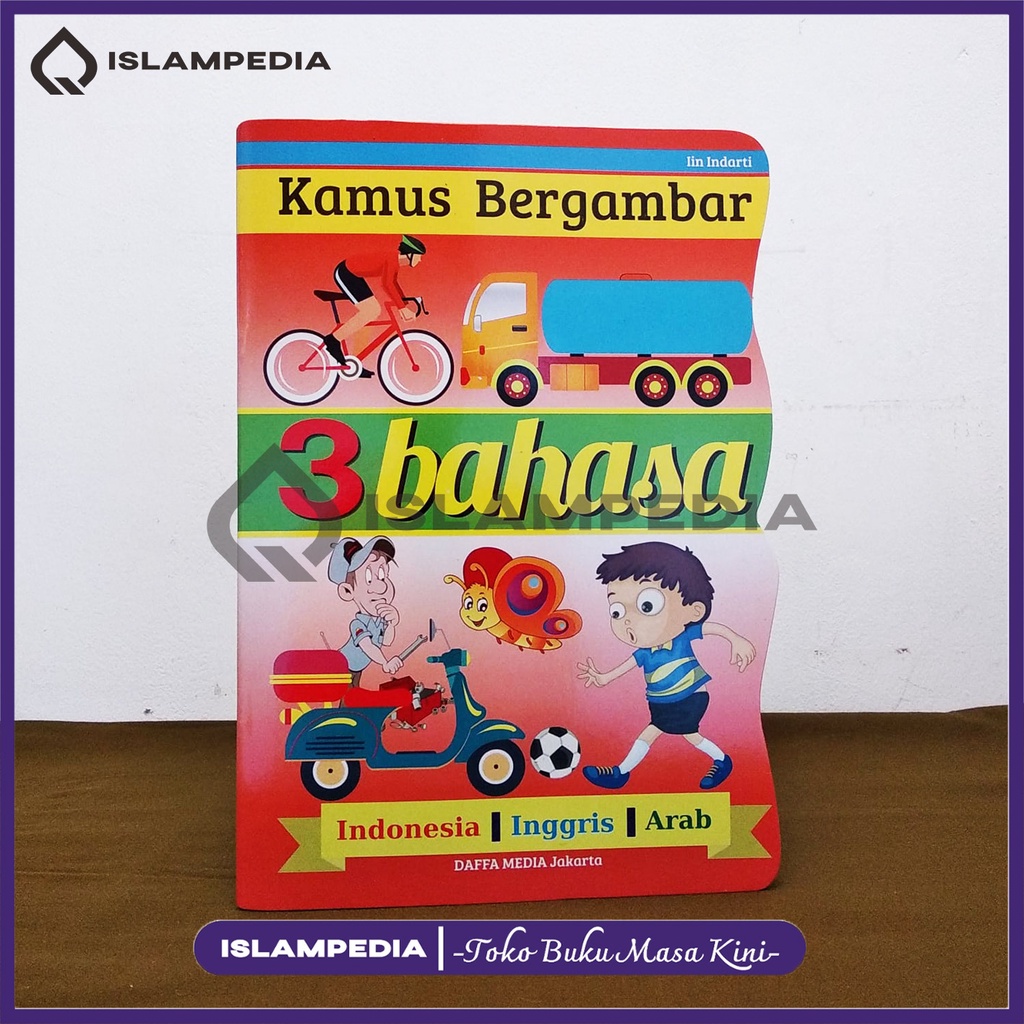 Kamus Bergambar 3 Bahasa | kamus bahasa Indonesia - Inggris - Arab