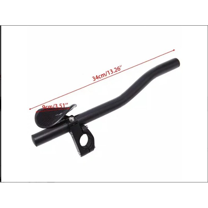 Stang TT triathlon aero rest Bar clip on Extension setang sepeda road mtb fixie bicycle