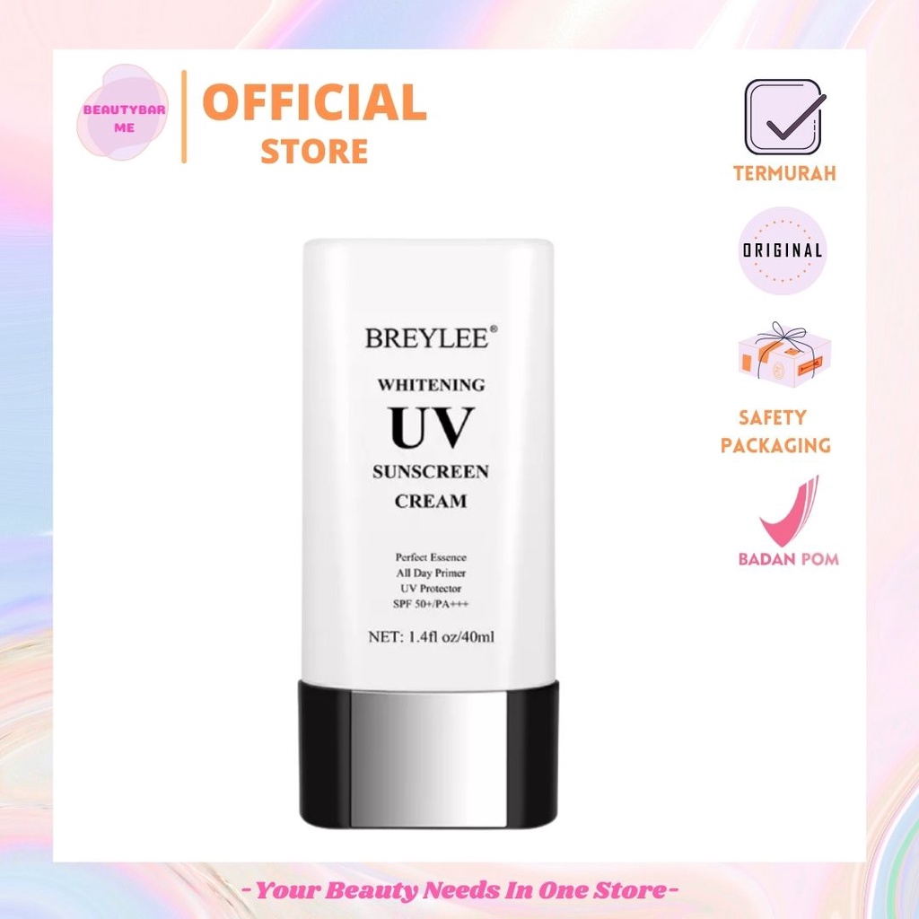 Beautybarme - REYLEE UV Sunscreen Cream Whitening Krim Tabir Surya SPF 50++