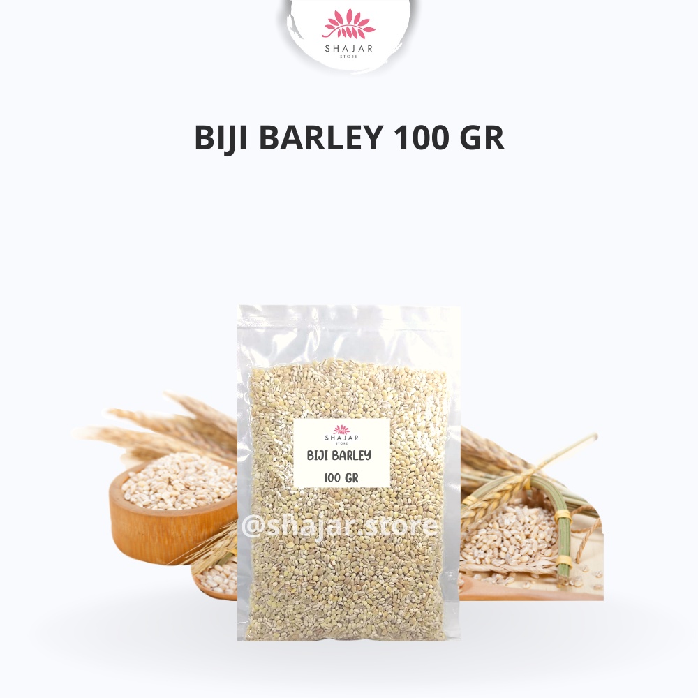 

BIJI BARLEY100GR / PEARL BARLEY / BIJI BARLI / HANJELI / JALI JALI / NATURAL PREMIUM BAHAN HERBAL JSR AIR TAJIN PENCERNAAN