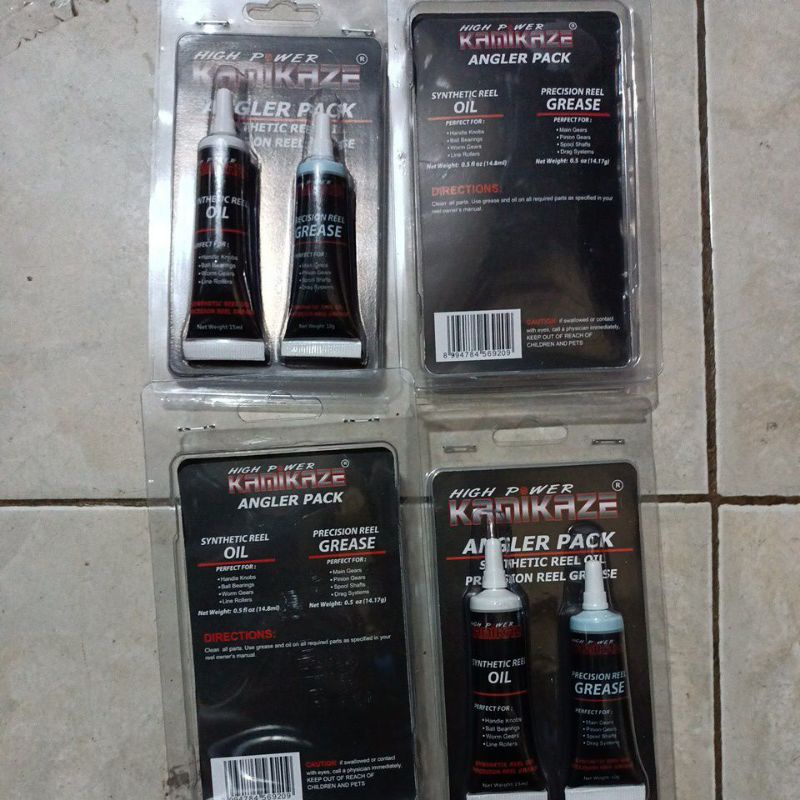 oil grease kamikaze angler pack