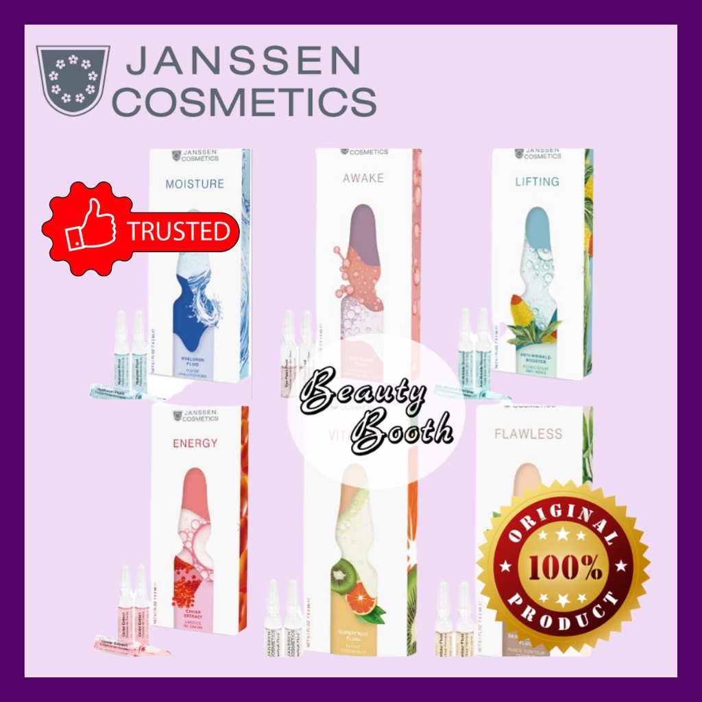 JANSSEN COSMETICS Ampoule Evently | Awake | Energy | Vitalize | Moisture | Lifting | Flawless Mengatasi Flek