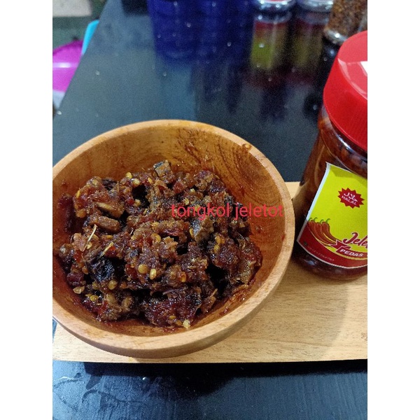 

sambal tongkol jeletot Mak Rin, sambal pedas nampol