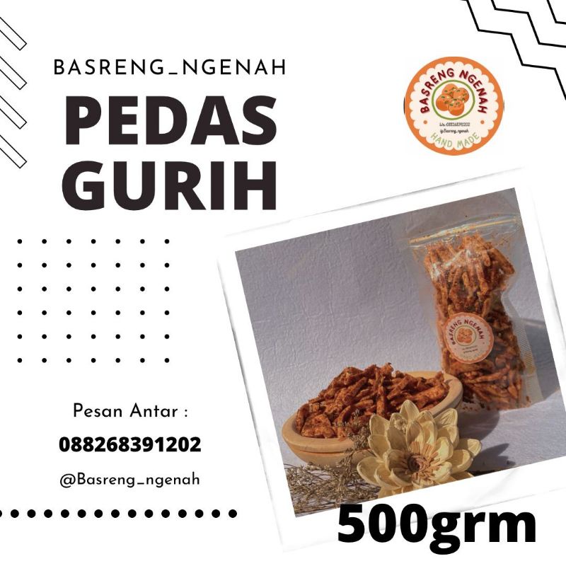 

basreng ngenah pedas 500gram