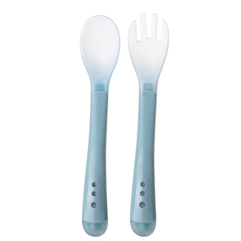 SALE !! Sendok Makan Bayi Flexible &amp; Heat Sensor Indicator NIA Aman
