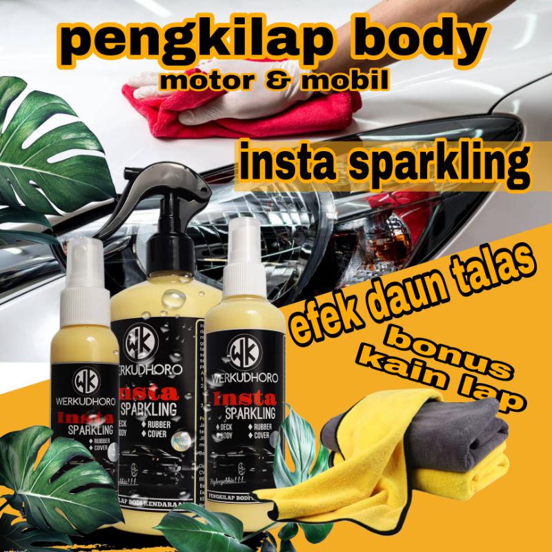 Pengkilap Body Motor / Insta Sparkling / Kit Body Mengkilap