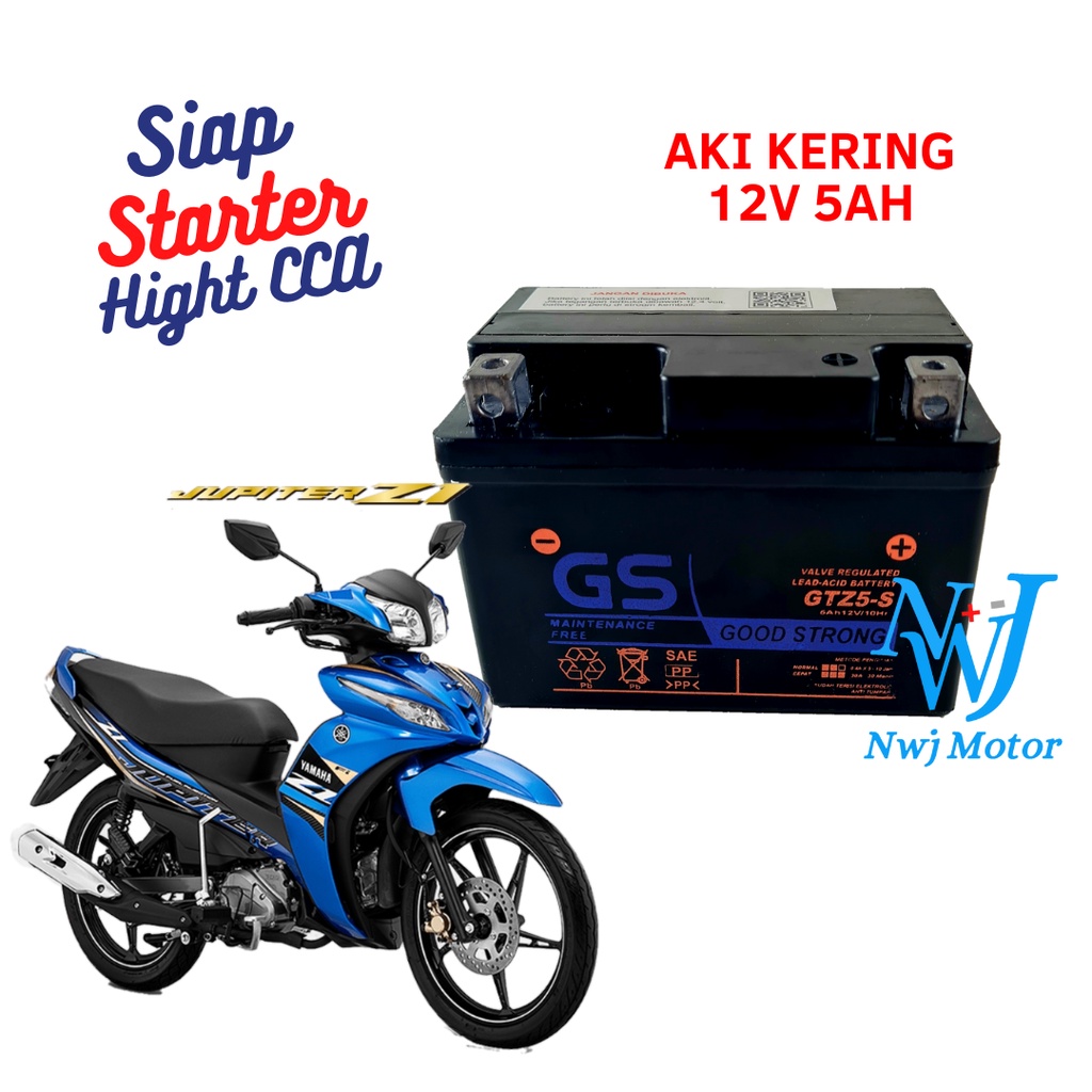 Jual Aki Motor Yamaha Jupiter Z1 Robot Vega Force GTZ5S GTZ4V YTZ5S