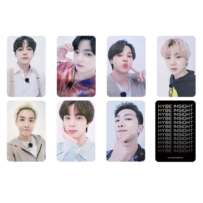 7pcs / set Kartu Foto Kpop BTS BUTTER HYBE INSIGHT MUSEUM Untuk Hadiah ARMY