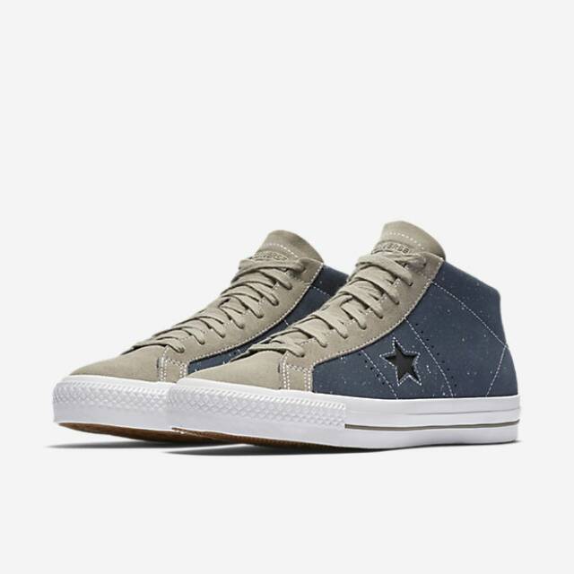 Sepatu Converse One Star Pro Mid Obsidian Original