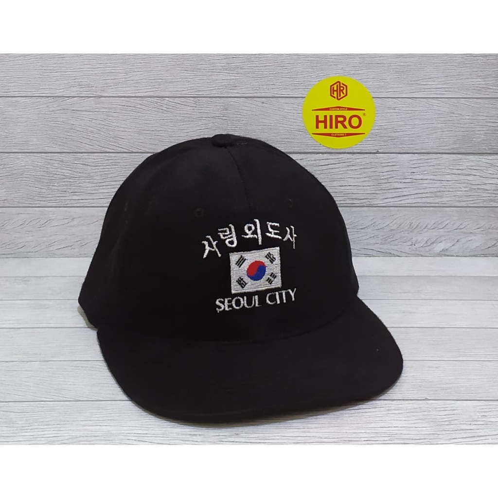 [COD]Topi Distro Pria Bordir SEOUL New Model/Topi Snapback Keren/Topi Distro Keren