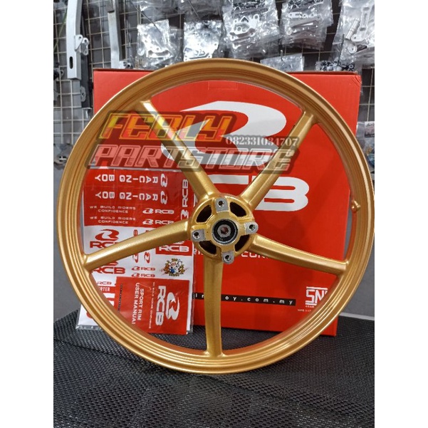 VELG DEPAN RCB GOLD VELG BINTANG RCB SP522 17X120 PNP MIO JUPITER Z  VEGA FIZ R CB GL MP TIGER NINJA