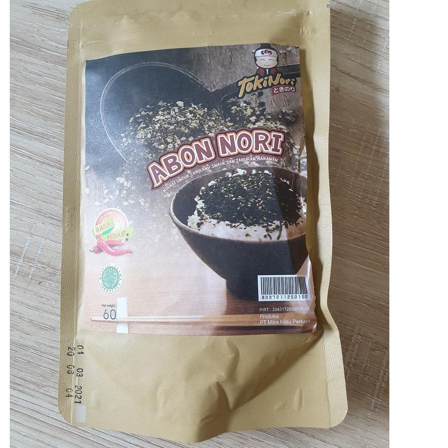 

✨Terbaru✨ Abon Nori Tokinori Pedes Spicy 60Gr Halal !