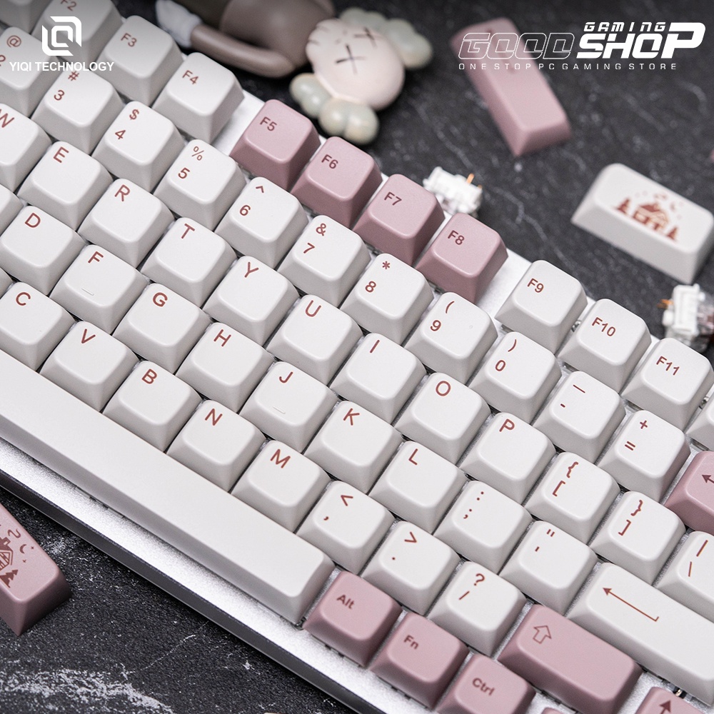 YIQI Keycaps Breathing in winter PBT Dye Sub XDA Profile