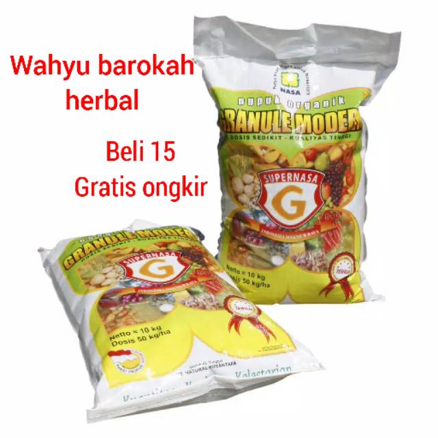 Jual Super Granul Pupuk Organik Granule Kg Nasa Pelebat Buah