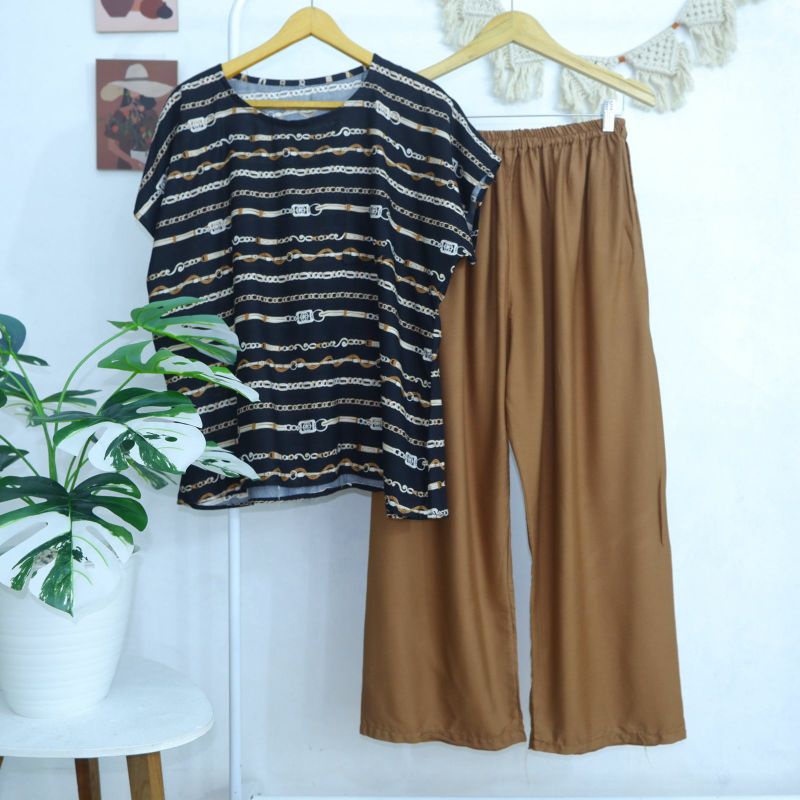 BABYDOLL JUMBO RAYON FIT TO XXXL LD 130 (CELANA PANJANG) SERI 1 LD125 LD130-PJXL 32