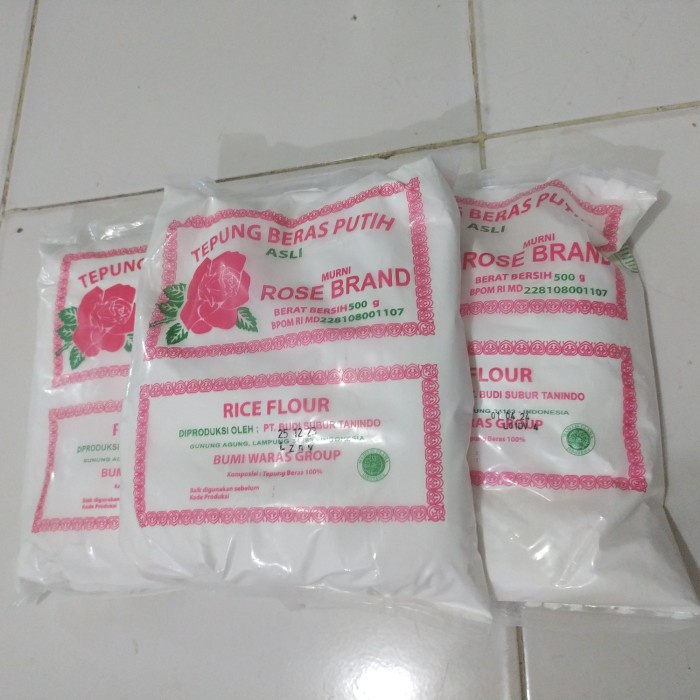 

tepung beras rose brand 500gr