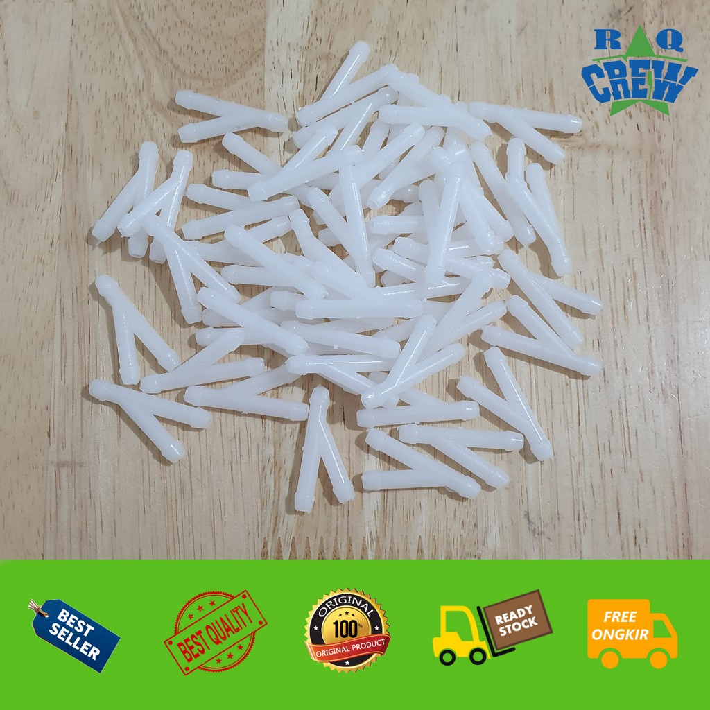 Y Konektor Selang Hose Connector Sambungan CO2 DIY Cisod Aquarium Aquascape Bahan Plastik