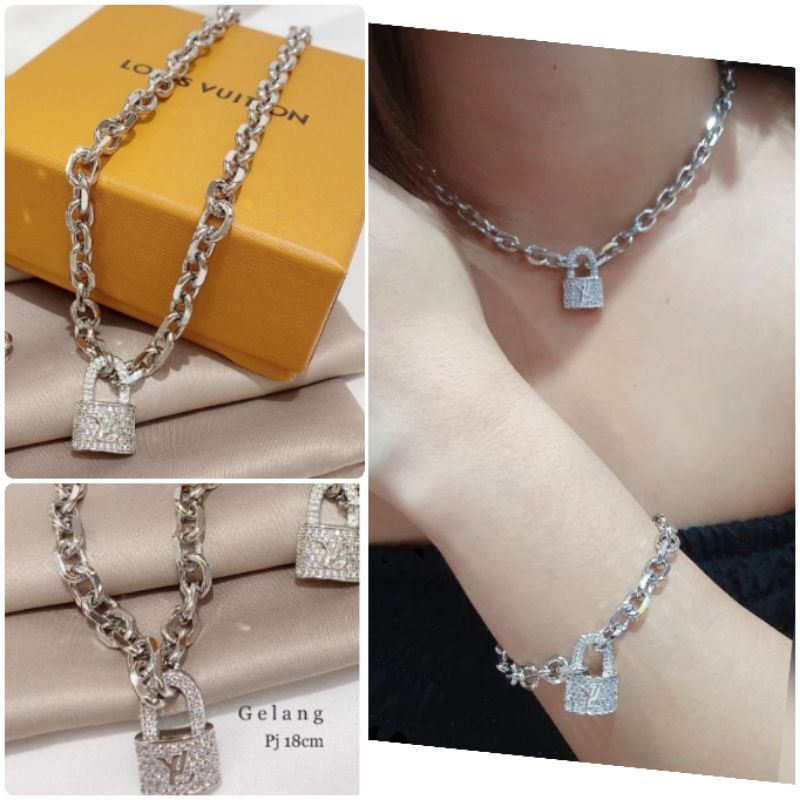 Restok Kalung Gelang Titanium Asli Premium Quality Anti karat anti alergi Stainless steel ori Branded band Kt20