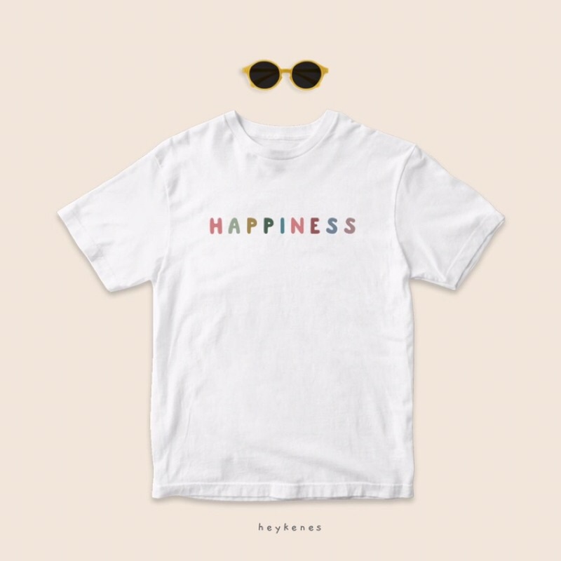 Heykenes Kaos Anak Happiness Cotton 30s