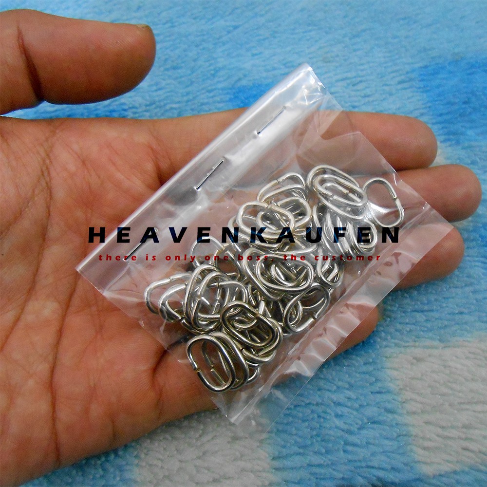 Ring Oval 1 cm Nikel Harga Per Pack isi 50 pcs