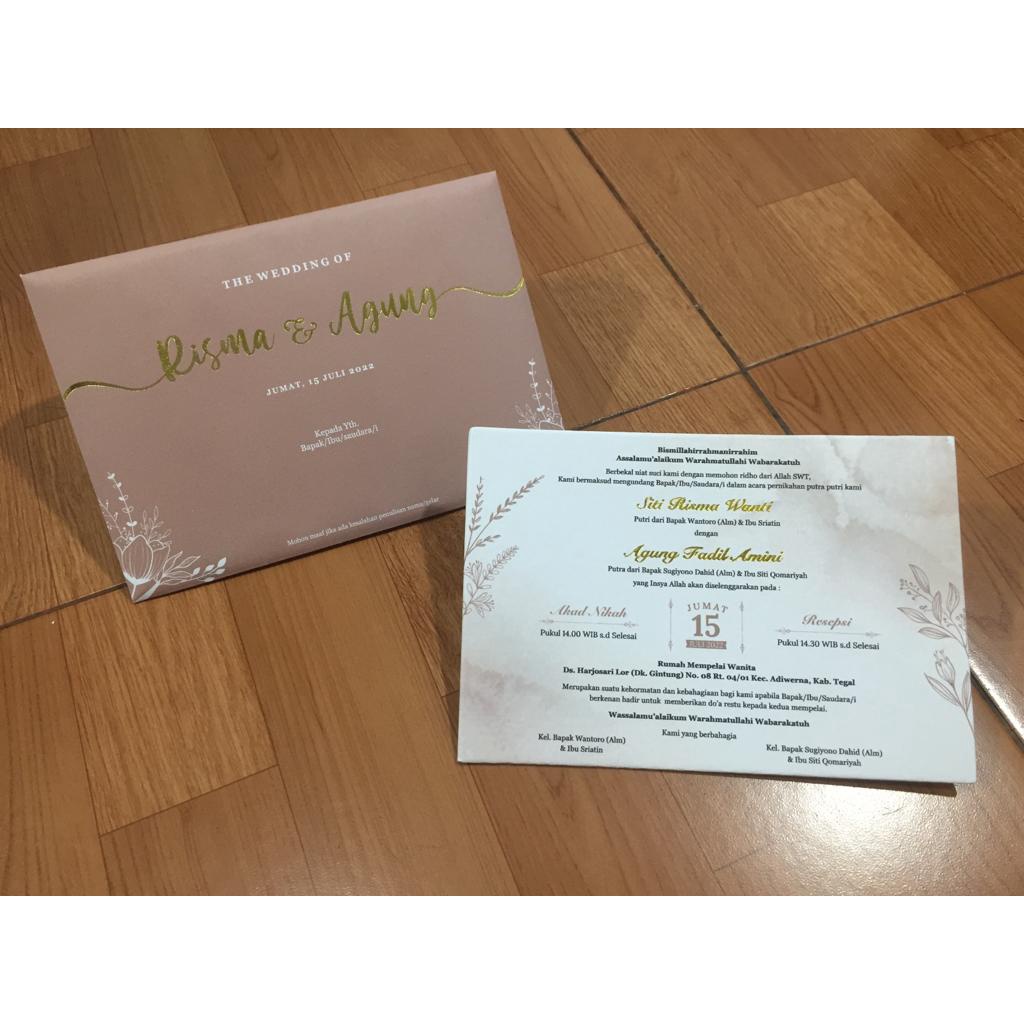 Undangan Single Hard Cover