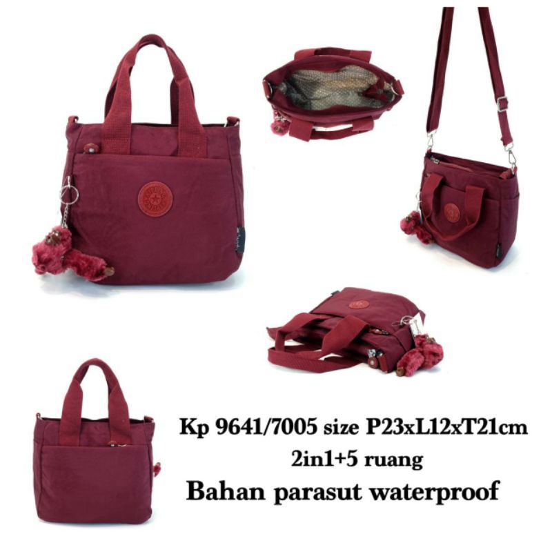 [BISA COD] Tas Selempang Kipling 2in1-Tas Fashion Wanita