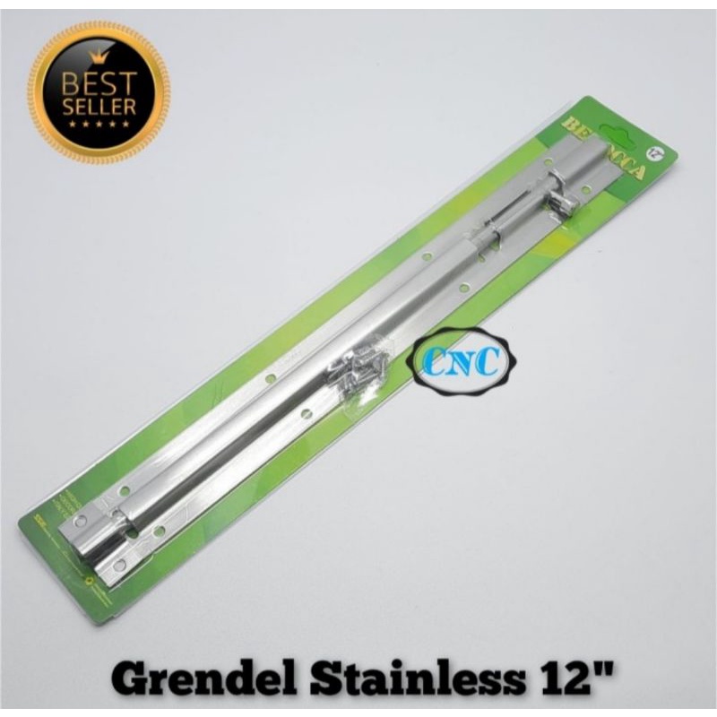grendel stainless, grendel stainless 12", slot kunci pintu