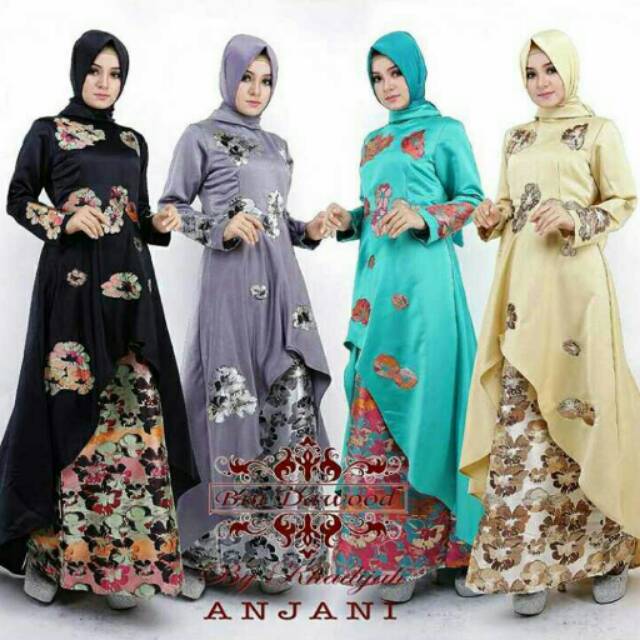 Gaun Anjani Original Bin Dawood by Khadijah Moslem Wear.