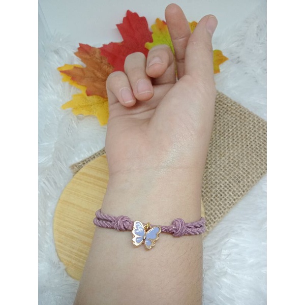 GELANG TALI  ULIR PURPLE