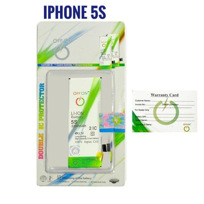 Baterai Batre Double Power OFFON For IPHONE 5S Battery iphone 5s