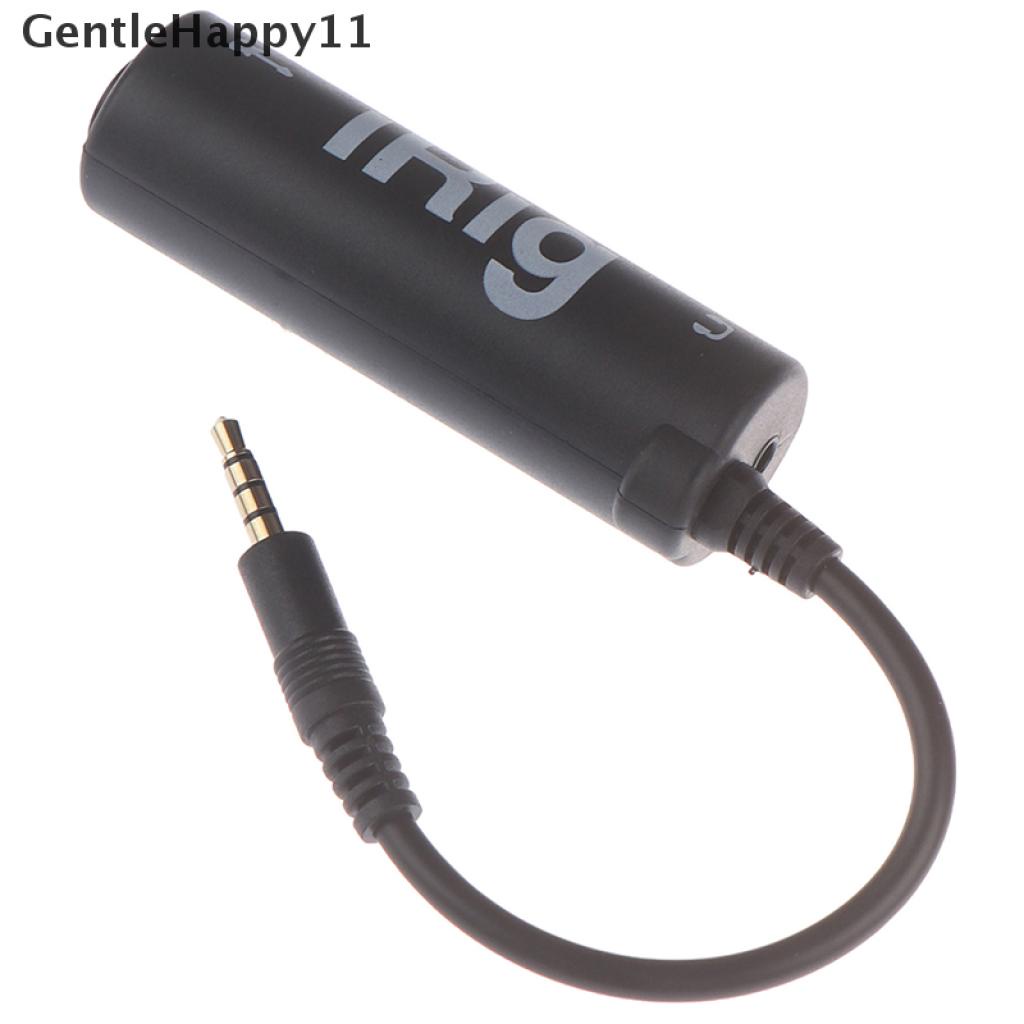 Gentlehappy 1Pc Konverter I-Rig Interface Gitar Pengganti Untuk Handphone