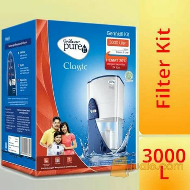 PUREIT CLASSIC 9 L / PURE IT CLASSIC / GRIMKILL KITT PUREIT CLASSIC / KAPASITAS 3000 LITER